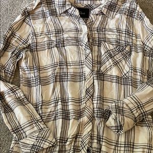 Rails Plaid Shirt - White & Black